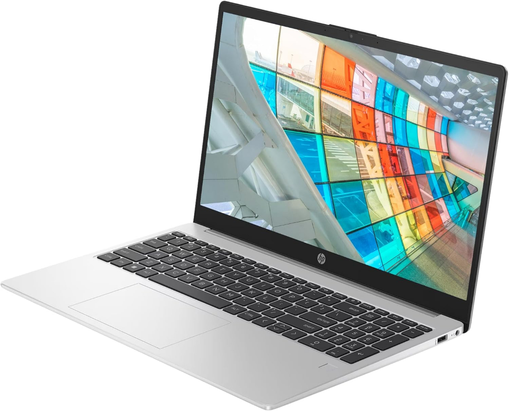 HP Notebook 250 G10 - Intel Core i7 1355U, 8GB RAM, 512GB SSD,NVIDIA GeForce MX550 2GB GDDR6 Graphics, FreeDOS, 15.6" FHD
