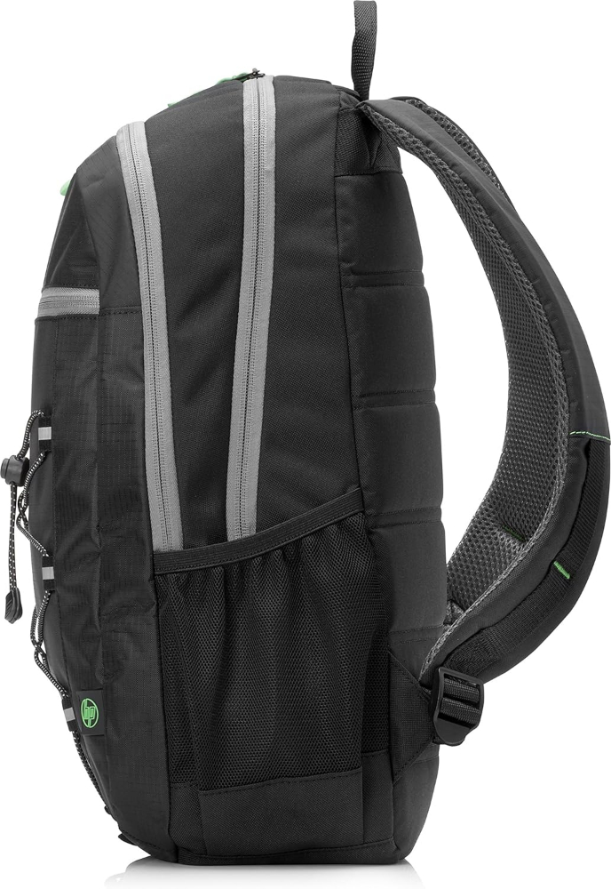HP 15.6" Active Backpack, Black/Mint Green
