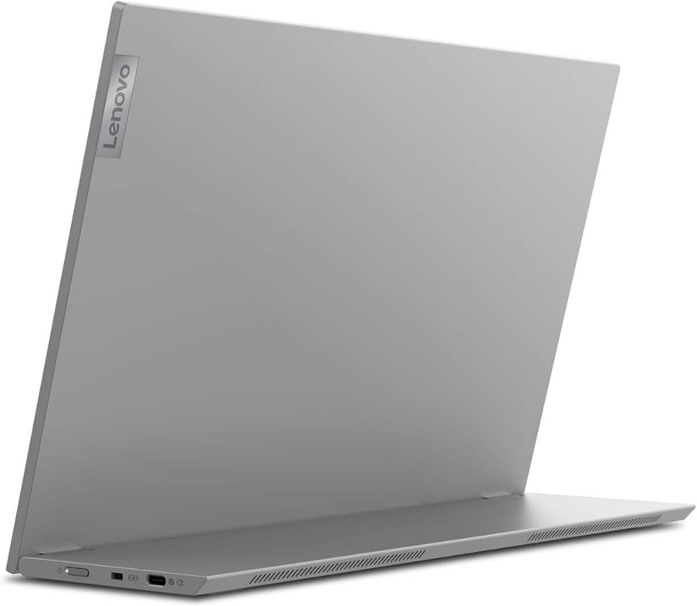 Lenovo L15 15.6" FHD USB-C Portable Monitor, Grey Color,  Connectivity: 2 USB-C 3.2 Gen 1