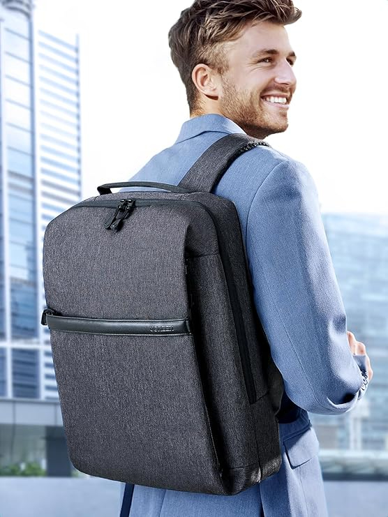 UGREEN 15.6" Laptop Backpack – Ergonomic Shockproof & Waterproof Travel Bag (Dark Grey)