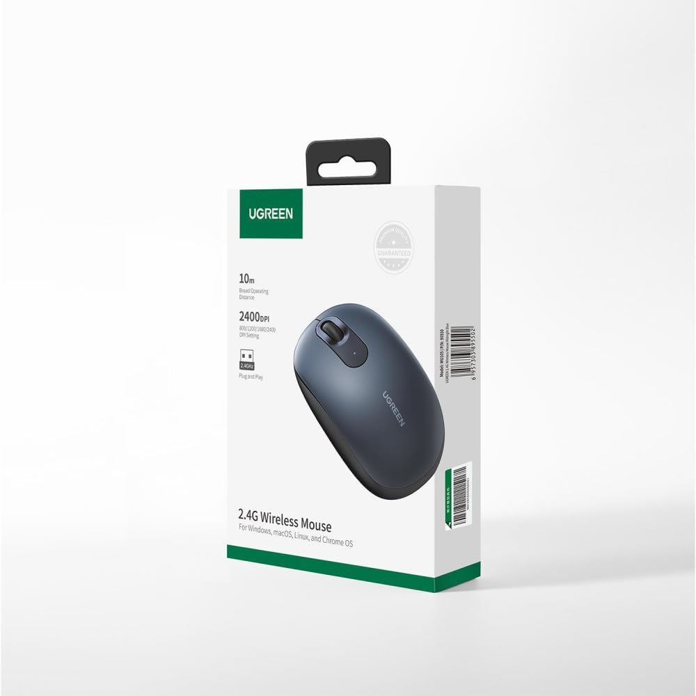 Ugreen 2.4G Portable Wireless Mouse (Cherry Pink, Celadon Green, Moonlight Grey, Dusty Blue, Midnight Blue)