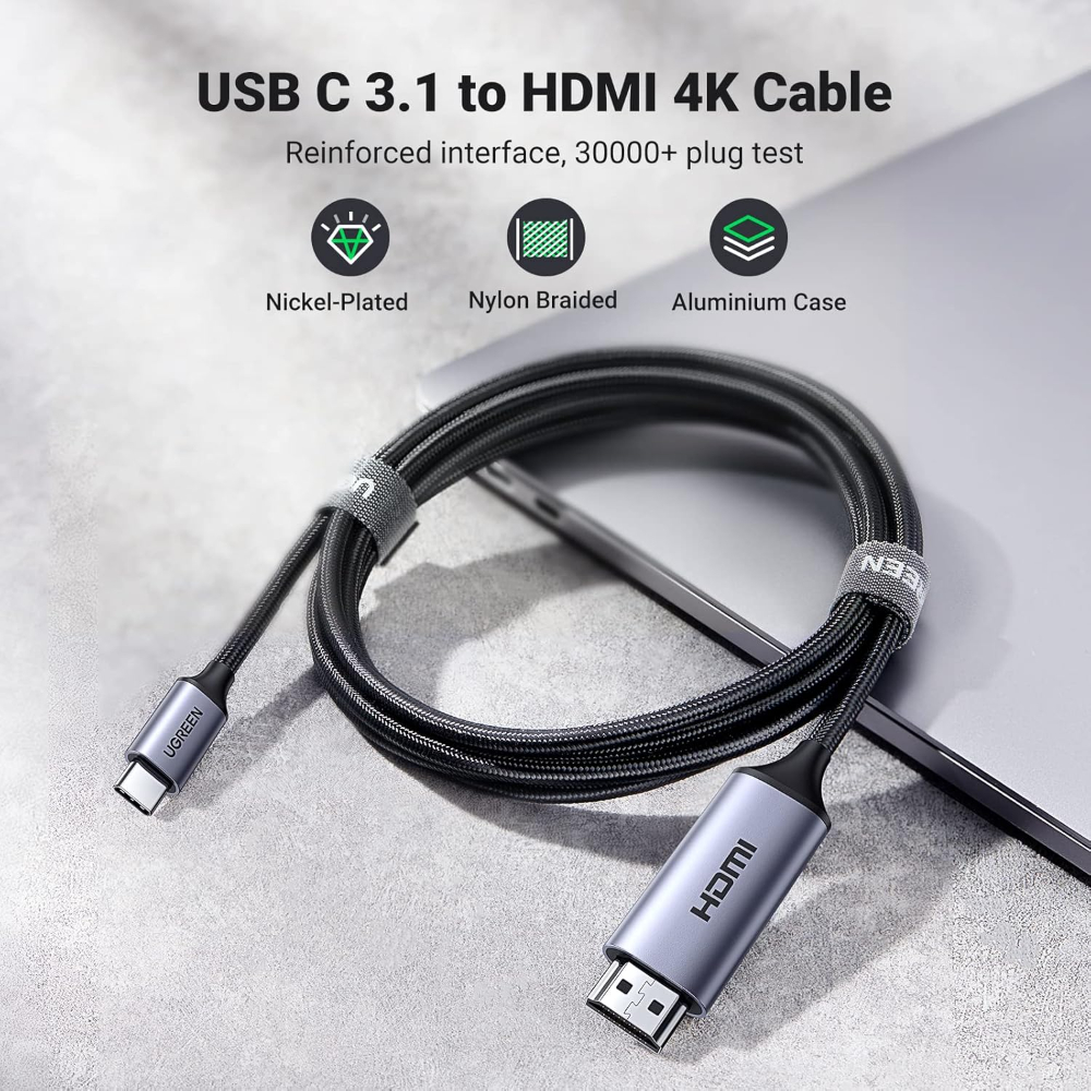 UGREEN USB C to HDMI Cable 4K@60Hz