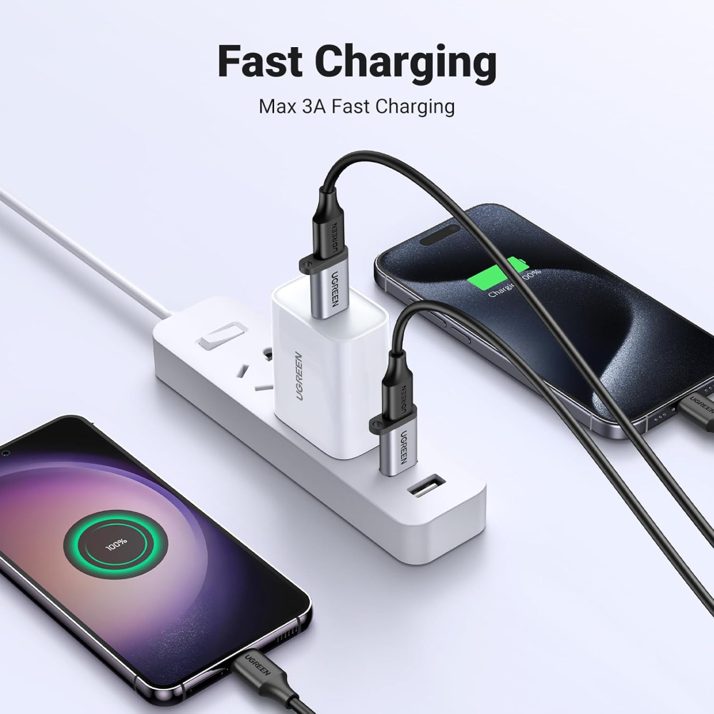 UGREEN 10Gbps USB C Female to USB Male Adapter Type C to USB A Charger Cable Converter
