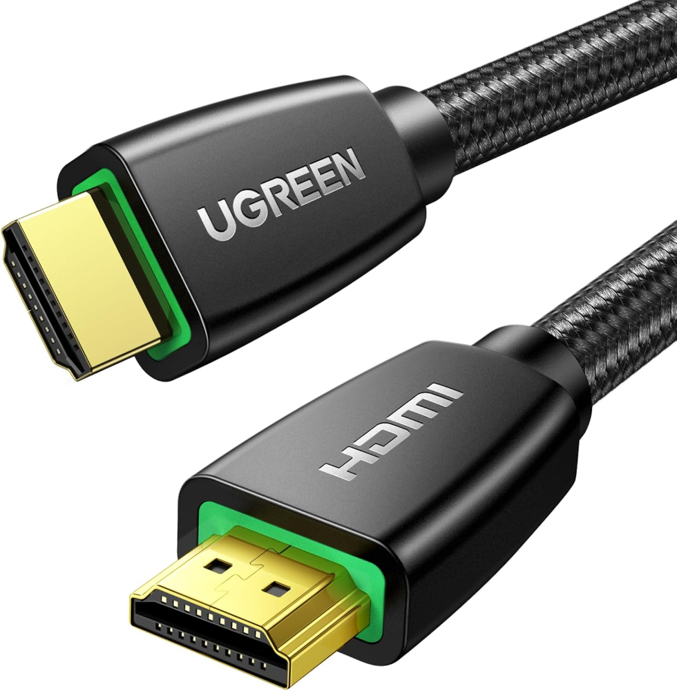 UGREEN HDMI 2.0 Cable 4K Braided High Speed HDMI Cord 18Gbps with Ethernet Support 4K 60HZ 2M