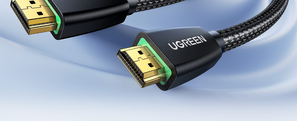 UGREEN HDMI 2.0 Cable 4K Braided High Speed HDMI Cord 18Gbps with Ethernet Support 4K 60HZ 2M