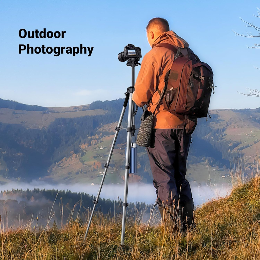 UGREEN Camera Tripod Stand 69''/175cm Heavy Duty Stand Adjustable Professional Tripod Holder