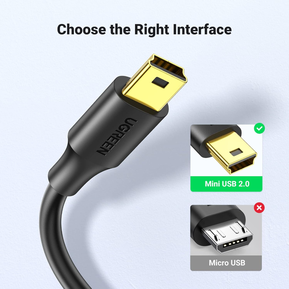 UGREEN US132 USB-A to Mini-USB Cable