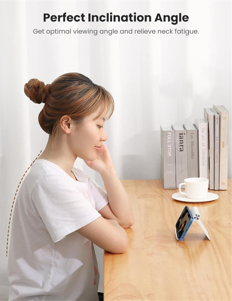 UGREEN Cell Phone Stand for Desk Phone Holder Foldable Portable Adjustable