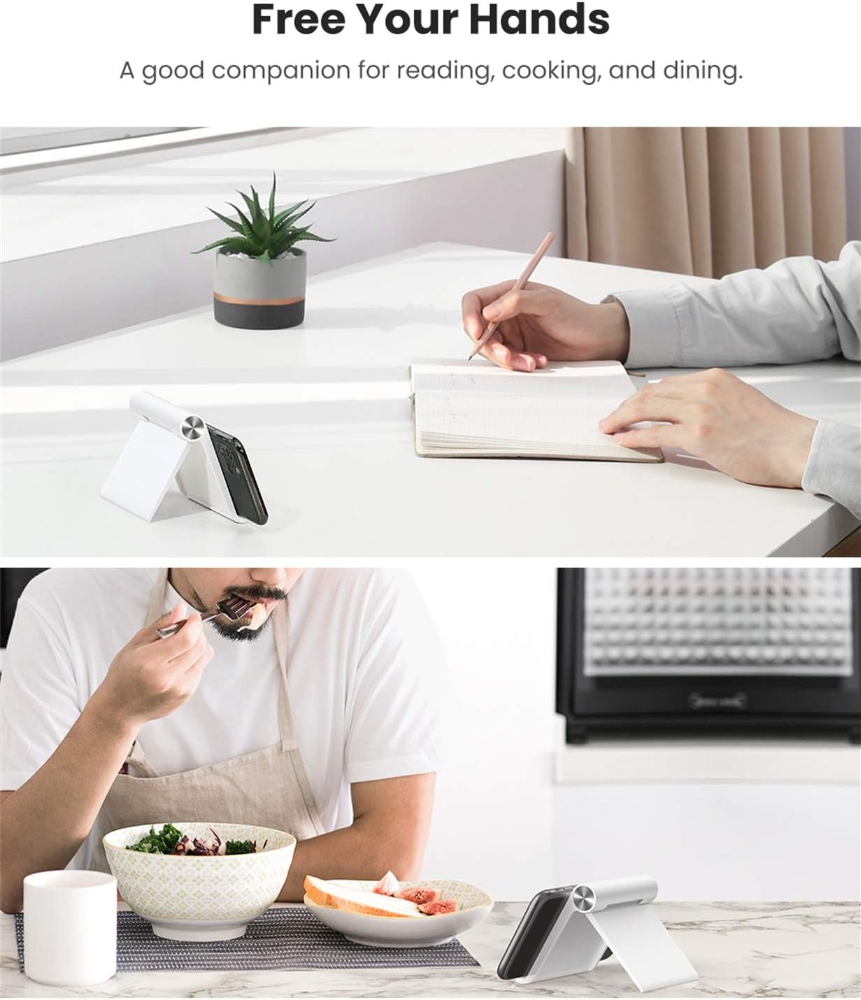 UGREEN Cell Phone Stand for Desk Phone Holder Foldable Portable Adjustable