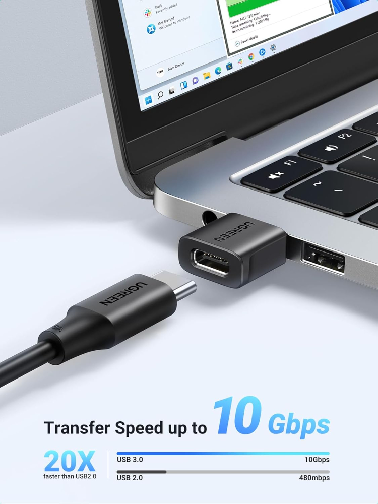 UGREEN USB to USB C Adapter,10Gbps Type C Converter