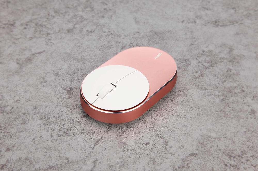 Rapoo M600 Silent Multi-Mode Wireless Mouse, Rose Gold