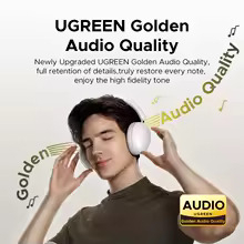 UGREEN Studio Max2 Bluetooth Headphones – 80Hr Battery Over-Ear Headphones | Black
