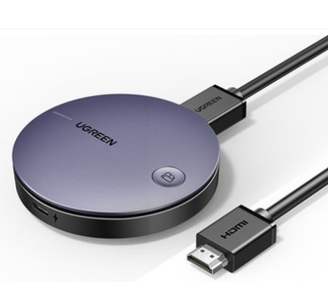 UGREEN  Wireless Smartphone Display Adapter – Wireless HDMI Screen Mirroring Dongle, Cast Phone to TV/Projector/Monitor in Full HD, Plug & Play for iOS & Android
