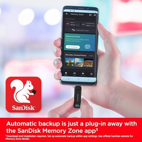 SanDisk Ultra Dual Drive Go 64GB USB Type-C & USB-A Flash Drive – 2-in-1 OTG Pen Drive for Phones, Tablets & Laptops (SDDDC3-064G-G46)