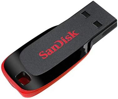 SanDisk Cruzer Blade 32GB USB 2.0 Flash Drive – Compact Plug-and-Play Pen Drive for Files, Photos & Backups (SDCZ50-032G-B35)
