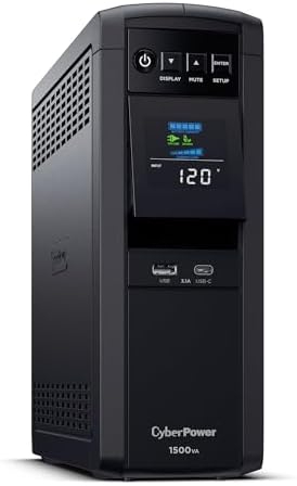 Lightwave LW 1500VA 3-Pin UPS Backup Power Supply