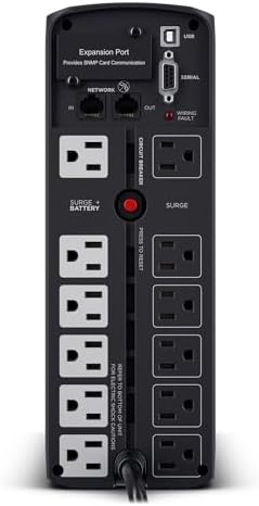 Lightwave LW 1500VA 3-Pin UPS Backup Power Supply