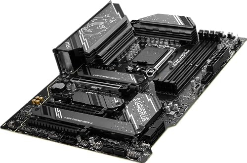 MSI Z790 GAMING PLUS WIFI ATX Motherboard – Intel Z790 LGA 1700, DDR5 up to 7200MHz, Quad M.2 Gen4, WiFi 7, 2.5G LAN, for 12th 13th 14th Gen Intel