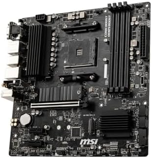 MSI B550M PRO-VDH WIFI Motherboard – AMD B550 Micro-ATX AM4, DDR4 up to 128GB, M.2 NVMe, WiFi and Bluetooth, for Ryzen 3000 4000G 5000