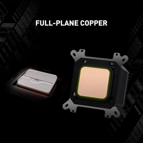 MSI MAG CORELIQUID A15 240 Black – 240mm AIO Liquid CPU Cooler, Dual 120mm ARGB PWM Fans, EPDM Tubing, Mystic Light, Intel LGA 1700/1851 & AMD AM4/AM5