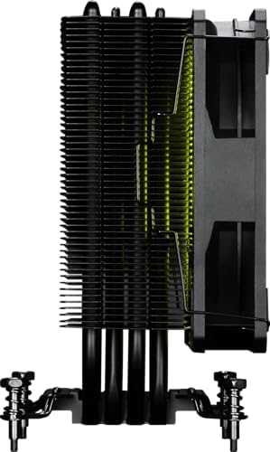 MSI MAG COREFROZR AA13 Tower Air CPU Cooler (Black) – 120mm ARGB PWM Fan, 4 Heat Pipes, 240W TDP, Mystic Light, Intel LGA 1700/1851 & AMD AM4/AM5