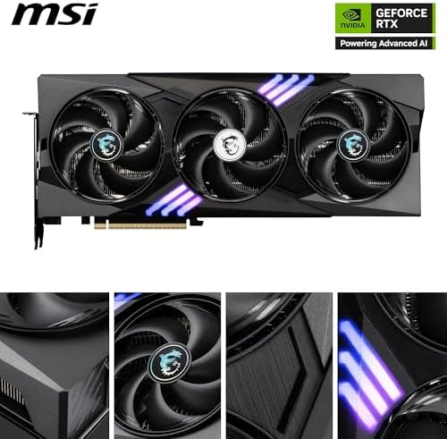 MSI GeForce RTX 5070 12GB GAMING TRIO OC Graphics Card – GDDR7, DLSS 4, PCIe 5.0, Tri-Frozr Triple-Fan GPU for 1440p & 4K Gaming