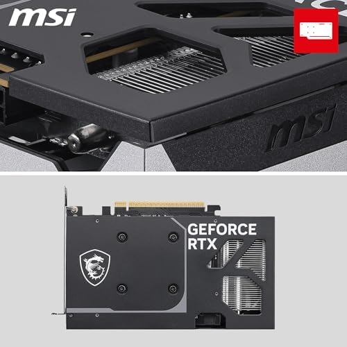 MSI GeForce RTX 5050 VENTUS 2X 8GB OC Graphics Card – GDDR7, DLSS 4, PCIe 5.0, Dual-Fan Gaming GPU for 1080p Gaming