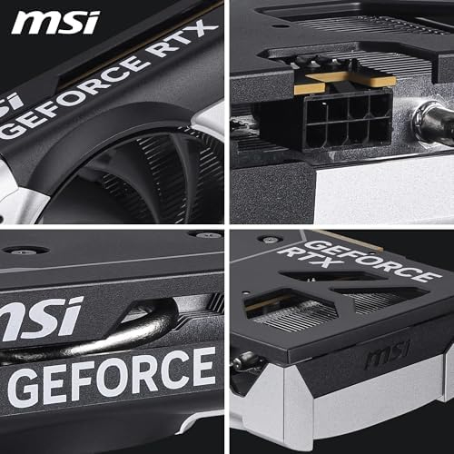 MSI GeForce RTX 5050 VENTUS 2X 8GB OC Graphics Card – GDDR7, DLSS 4, PCIe 5.0, Dual-Fan Gaming GPU for 1080p Gaming