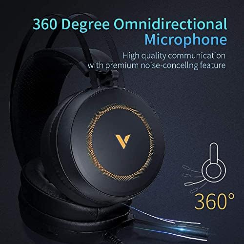 Rapoo VH120 RGB Gaming Headset – Immersive Stereo Sound with LED Lighting