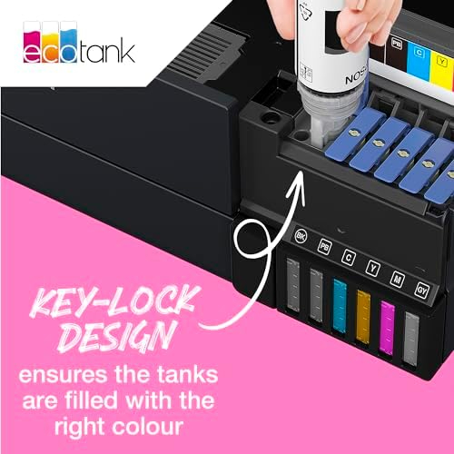 Epson 115 Black Ink Bottle 70ml – Genuine Refill for EcoTank L8160, L8180 (C13T07C14A)