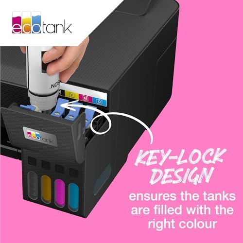Epson 108 Light Cyan Ink Bottle 70ml – Genuine Refill for EcoTank L8050, L8100, L18050 (C13T09C54A)