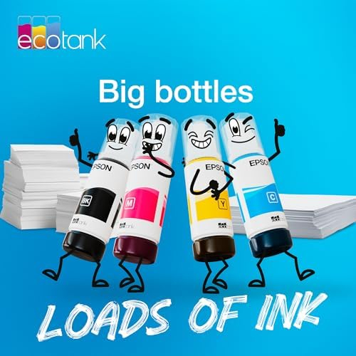 Epson 103 Magenta Ink Bottle 65ml – Genuine Refill for EcoTank L1110, L3110, L3111, L3116, L3150, L3151, L3156, L3160, L5190 (C13T00S34A)