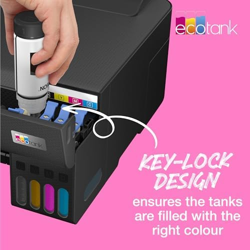 Epson 103 Black Ink Bottle 65ml – Genuine Refill for EcoTank L1110, L3110, L3111, L3116, L3150, L3151, L3156, L3160, L5190 (C13T00S14A)