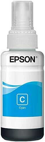 Epson T6642 Cyan Ink Bottle 70ml – Genuine Refill for EcoTank L100, L110, L120, L200, L210, L300, L355, L555 & More (C13T66424A)