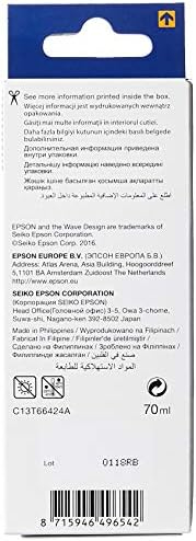 Epson T6642 Ink Cartridge - Cyan/Magenta/Yellow (70ml)
