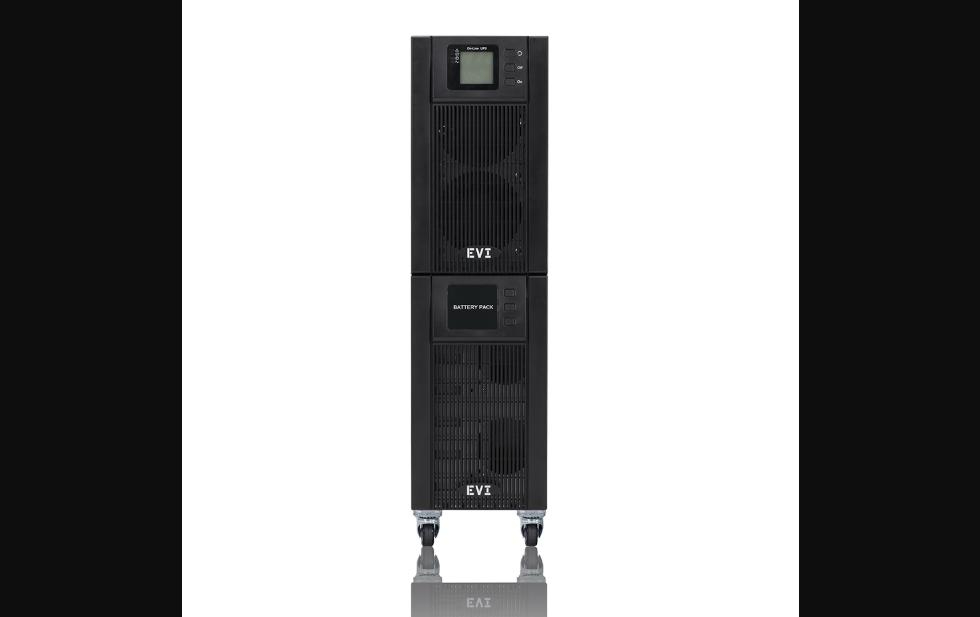 EVI 10000VA / 9000W Tower Online UPS – Single Phase Double Conversion UPS with N+X Parallel Redundancy, DSP Control, LCD & SNMP-Ready for Servers & Offices (EP-UPS10000Y11OT)
