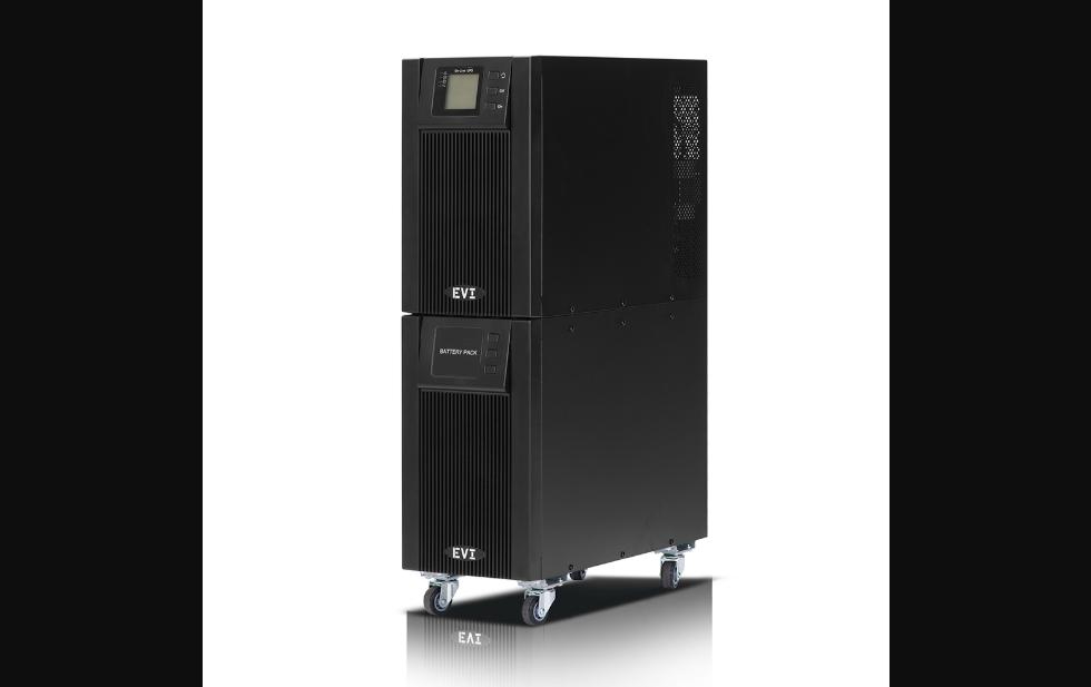 EVI 10000VA / 9000W Tower Online UPS – Single Phase Double Conversion UPS with N+X Parallel Redundancy, DSP Control, LCD & SNMP-Ready for Servers & Offices (EP-UPS10000Y11OT)