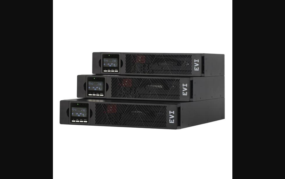 EVI 3000VA / 2700W Rack Mount Online UPS – Single Phase Double Conversion UPS with PFC, LCD, 8 IEC C13 Outlets & SNMP-Ready for Servers & Network Racks (EP-UPS3000UC13OR)