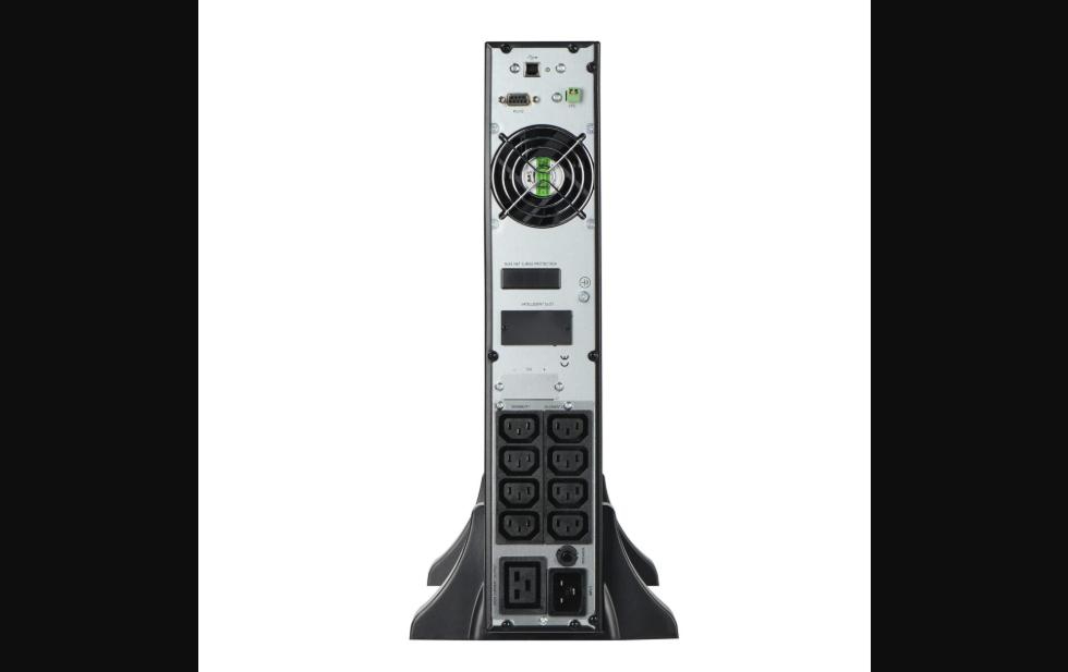 EVI 3000VA / 2700W Rack Mount Online UPS – Single Phase Double Conversion UPS with PFC, LCD, 8 IEC C13 Outlets & SNMP-Ready for Servers & Network Racks (EP-UPS3000UC13OR)