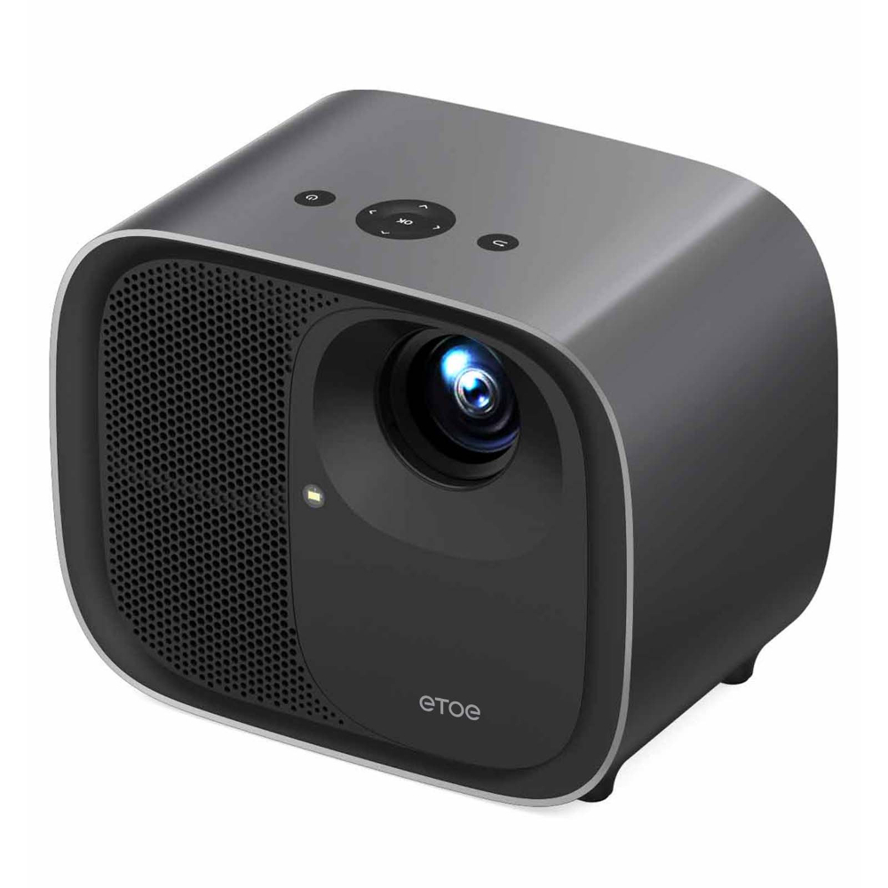 ETOE E3 PRO Laser Smart Projector – Full HD 1080P, Android TV & 4K HDR Streaming, 600 ANSI Lumens, Auto Keystone & Focus, Wi-Fi, Bluetooth, 20W Speaker (A1332)