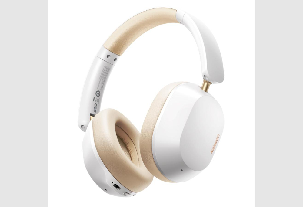 UGREEN Wireless Headphones Hybrid Active Noise Cancelling Bluetooth 5.4 ANC Over Ear Earphone with Hi-Res LDAC & Spatial Sound,Big Bass,EQ in App,75H Playtime