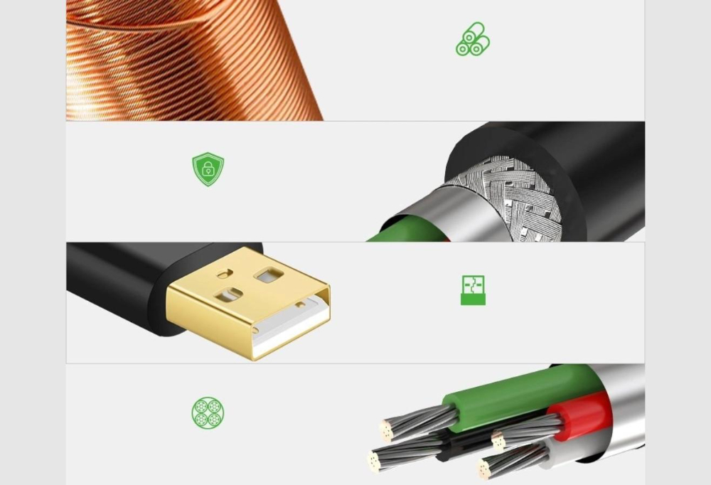 UGREEN US121 USB 2.0 Male to USB A Female Active Extension Cable with Chipset 30M