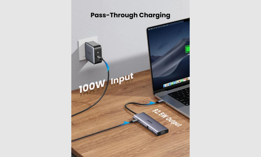UGREEN CM498 10-In-1 USB-C Docking Station HDMI/VGA/RJ45/SD/TF/PD
