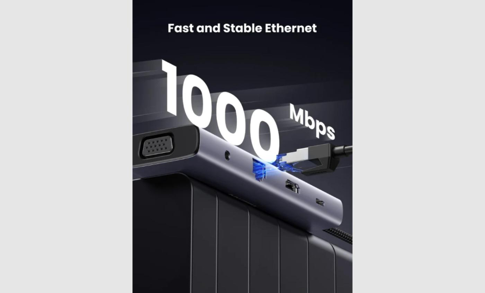 UGREEN CM498 10-In-1 USB-C Docking Station HDMI/VGA/RJ45/SD/TF/PD