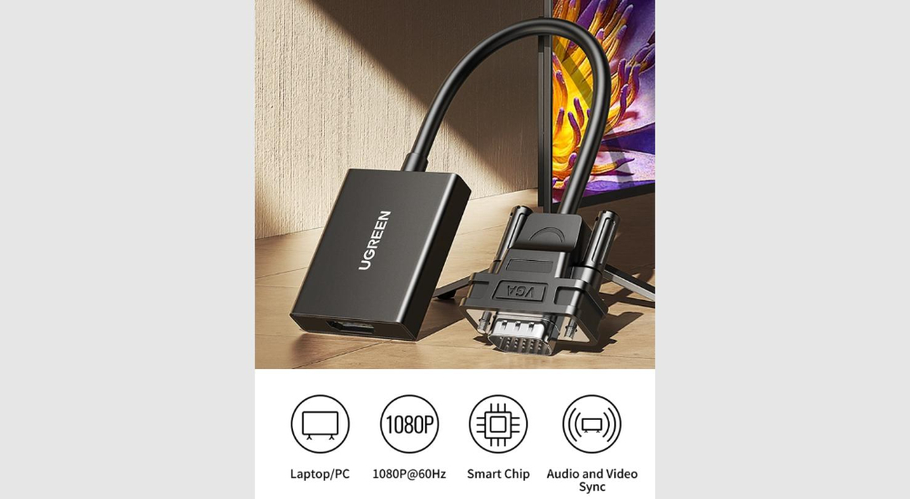 UGREEN VGA to HDMI Adapter - CM513