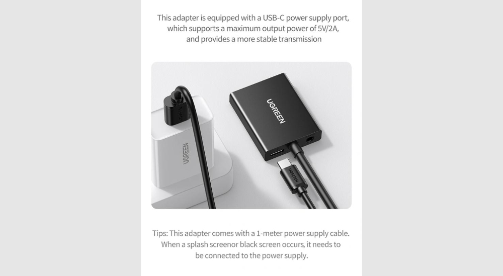 UGREEN VGA to HDMI Adapter - CM513