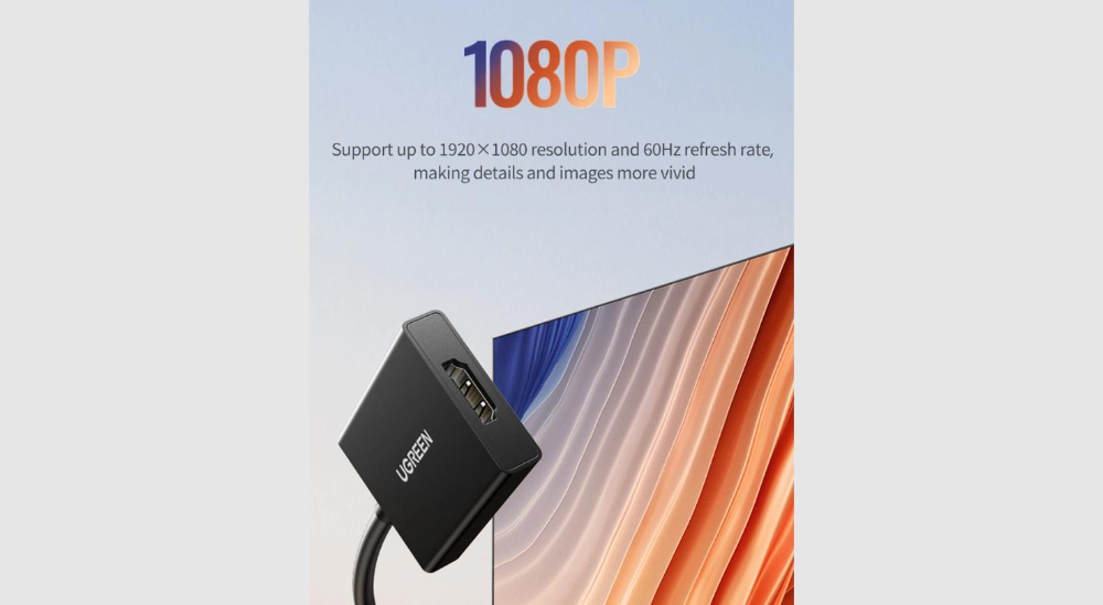 UGREEN VGA to HDMI Adapter - CM513