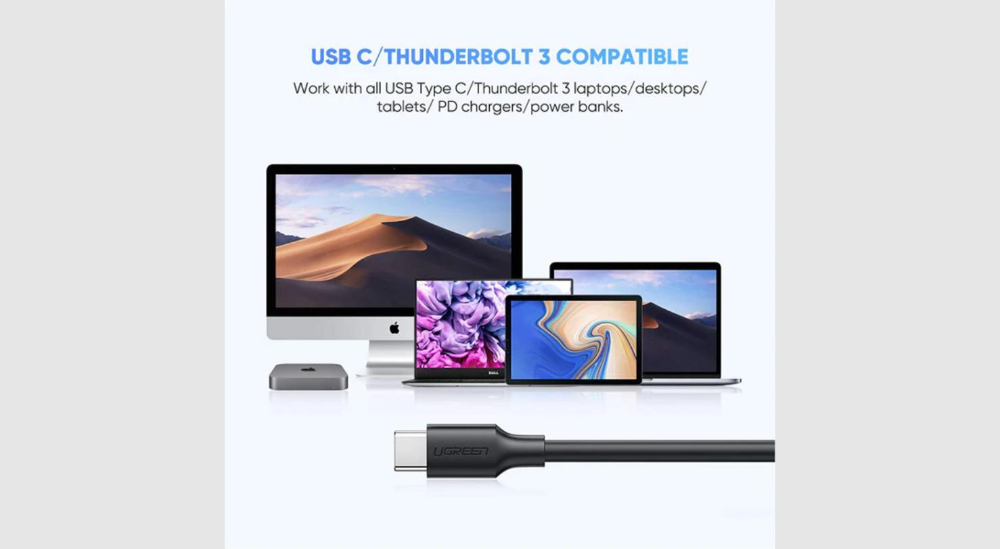 UGREEN USB-C to Micro B Cable M/M 1m (Black)
