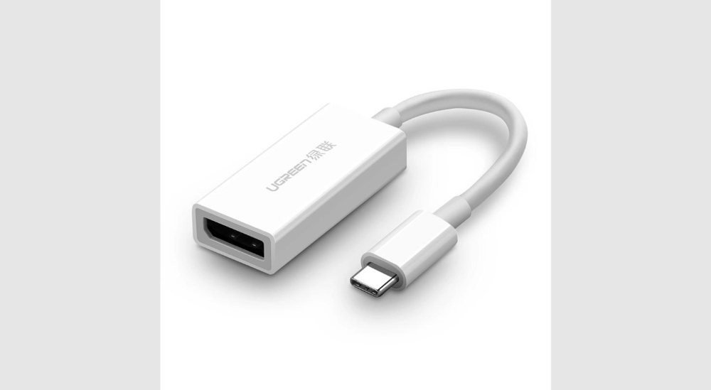 UGREEN USB-C to DisplayPort Adapter (White)