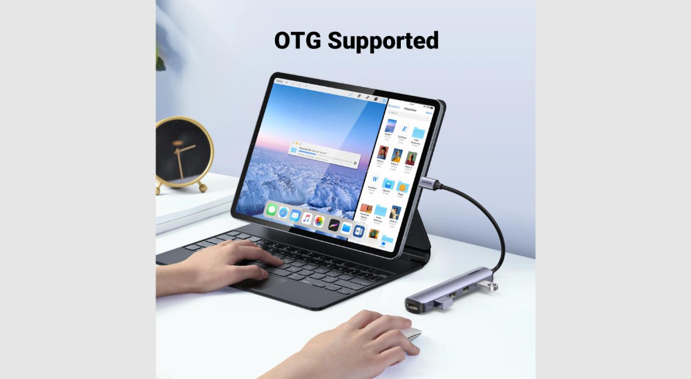 UGREEN USB-C to 4*USB 3.0+HDMI Adapter